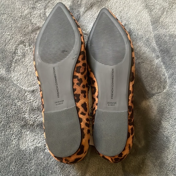 French Connection Women's Daisy Faux Suede Pointed Toe Slip On Ballet Flats - Picture 7 of 8